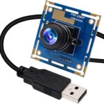 Câmera USB ELP Fisheye 180° 1080P 100fps para PC, visão ampla e alta velocidade