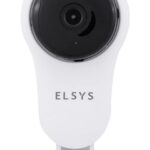 Câmera Wi-Fi Elsys Full HD 1080p: monitoramento inteligente com Alexa, visão noturna e áudio bidirecional para sua segurança.