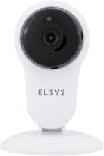 Câmera Wi-Fi Elsys Full HD 1080p: monitoramento inteligente com Alexa, visão noturna e áudio bidirecional para sua segurança.