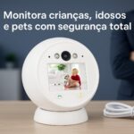Câmera Wi-Fi Inteligente SC-B45 com visão 360°, Full HD e monitoramento remoto para mais segurança em casa. - Imagem 2