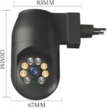 Câmera de Segurança Domo S21-preto 1080p Full HD com visão noturna e detecção de movimento para monitoramento residencial completo - Imagem 2