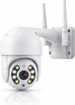 Câmera de Segurança Wi-Fi Externa IP66 com Visão Noturna, Audio Bidirecional e Monitoramento em Tempo Real