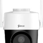 Câmera de Segurança Wi-Fi S38pt 4MP: monitoramento remoto, visão noturna, áudio bidirecional e proteção IP65 para sua casa.