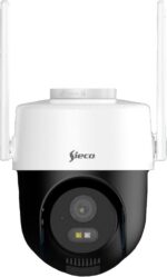 Câmera de Segurança Wi-Fi S38pt 4MP: monitoramento remoto, visão noturna, áudio bidirecional e proteção IP65 para sua casa.