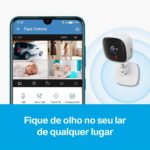 Camera de Segurança Wi-Fi TP-Link Tapo C100: 1080p, visão noturna, áudio bidirecional e alerta de movimento com Alexa - Imagem 2