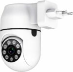 Câmera de Segurança WiFi 360° Full HD 1080p com áudio bidirecional e alertas no app