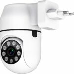 Câmera de Segurança WiFi 360° Full HD 1080p com áudio bidirecional e alertas no app