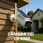 Câmera de segurança externa sem fio solar WiFi com detecção PIR, visão noturna e áudio bidirecional para proteção total 24h - Imagem 2