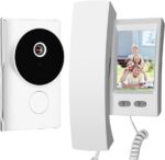 Campainha Inteligente Sem Fio com Video Porteiro 1080p: visão noturna, áudio bidirecional e instalação fácil para mais segurança.