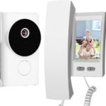 Campainha Inteligente Sem Fio com Video Porteiro 1080p: visão noturna, áudio bidirecional e instalação fácil para mais segurança.