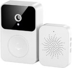 Campainha Interfone Inteligente Wi-Fi com Câmera: monitore a porta em tempo real com áudio bidirecional e alertas instantâneos.