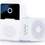 Campainha Interfone Inteligente com câmera, áudio e visão noturna para mais segurança e controle na sua casa.