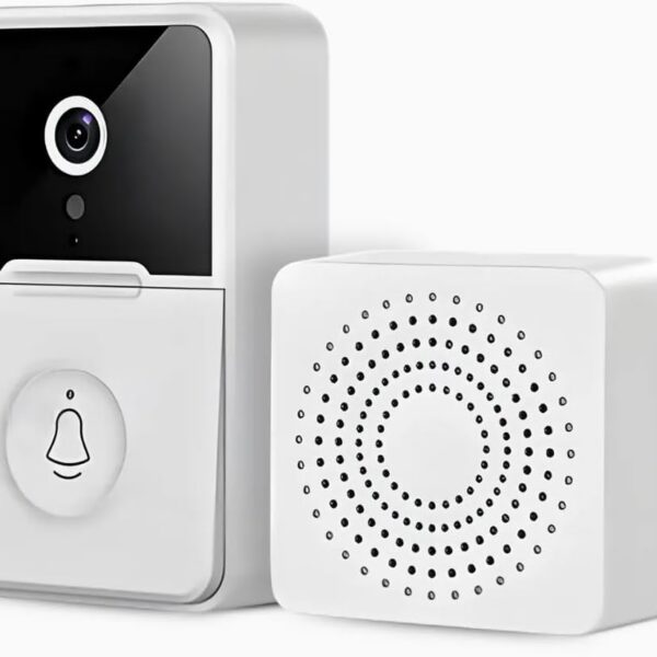 Campainha e Interfone Com Câmera e Áudio Sem Fio Inteligente para mais segurança e controle na entrada de casa ou escritório.