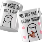 Caneca Amiga: presente criativo para celebrar amizades que valem a pena, com estampa HD e cerâmica premium