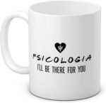 Caneca Personalizada Psicologia 325ml: presente criativo, resistente, micro-ondas e ideal para quem ama psicologia.