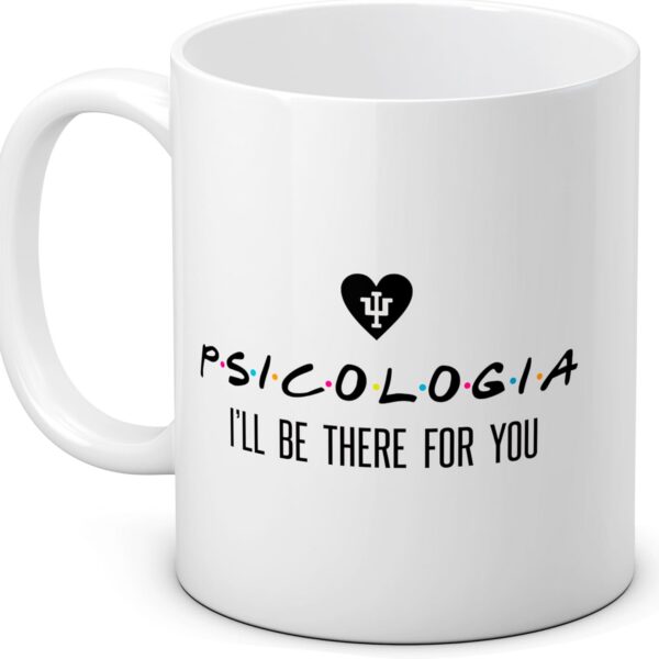Caneca Personalizada Psicologia 325ml: presente criativo, resistente, micro-ondas e ideal para quem ama psicologia.