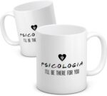 Caneca Personalizada Psicologia 325ml: presente criativo, resistente, micro-ondas e ideal para quem ama psicologia. - Imagem 2