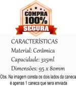 Caneca Preta Lágrimas dos Meus Alunos: presente divertido para professores, 325ml de cerâmica preta para café ou chá. - Imagem 2