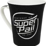 Caneca Super Pai 320ml em cerâmica: presente útil e durável para Dia dos Pais e aniversário.