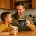 Caneca Super Pai 320ml em cerâmica: presente útil e durável para Dia dos Pais e aniversário. - Imagem 2