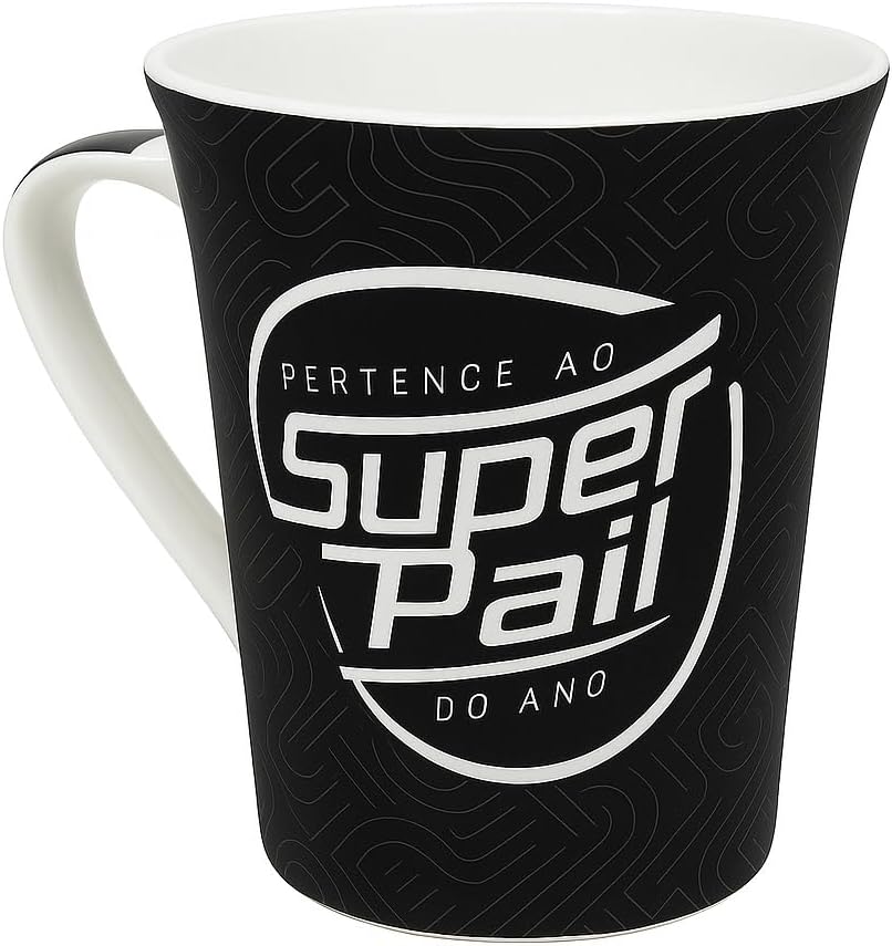 Caneca Super Pai 320ml em cerâmica: presente útil e durável Caneca Super Pai 320ml em cerâmica: presente útil e durável para Dia dos Pais e aniversário.
