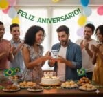 Caneca de Aniversário Flork Meme 325 ml de porcelana com caixinha: presente criativo, premium e seguro para micro-ondas. - Imagem 2