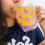 Caneca de Vidro Floral 350ml: resistente, elegante e ideal para café e chá. - Imagem 2
