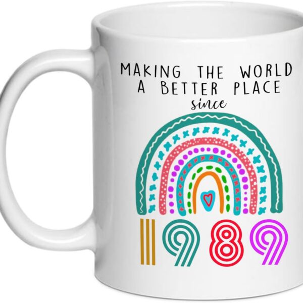 Caneca de café 325 ml para aniversário de 36 anos, presente criativo para mulheres e homens, ideal para compra de presente especial.