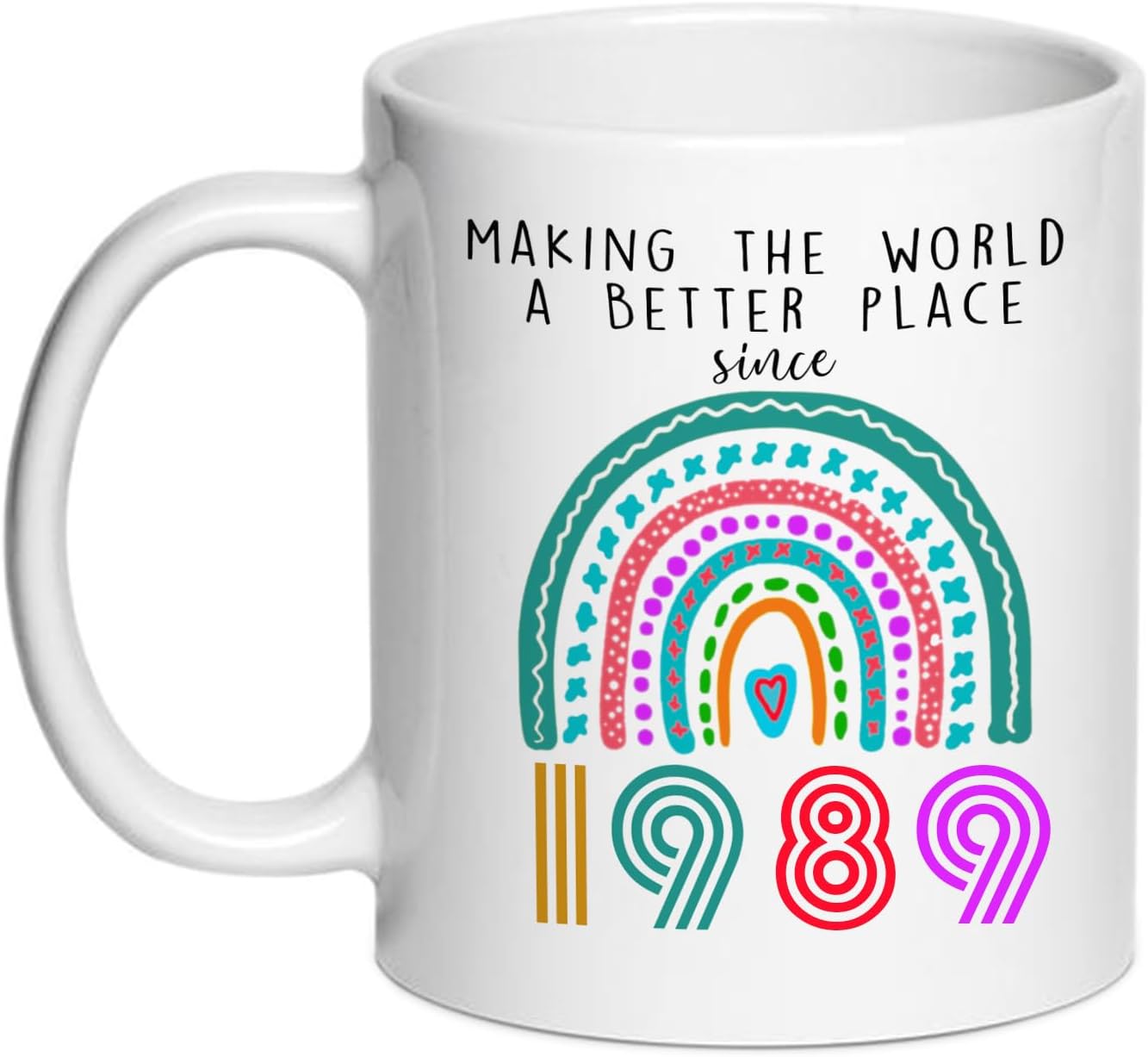 Caneca de café 325 ml para aniversário de 36 anos, Caneca de café 325 ml para aniversário de 36 anos, presente criativo para mulheres e homens, ideal para compra de presente especial.
