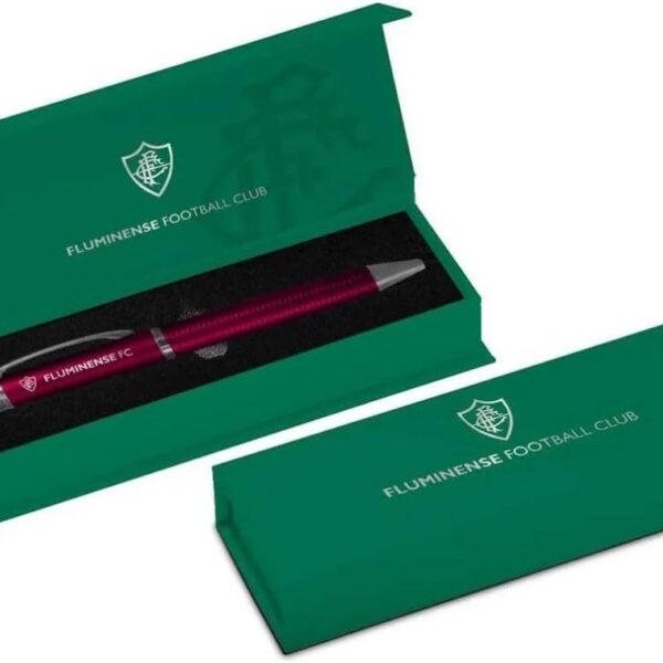 Caneta Executiva Oficial do Fluminense com estojo premium: elegância, escrita suave e presente ideal para tricolores.