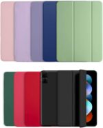 Capa Flip para Xiaomi Redmi Pad SE 11 com proteção, suporte ajustável e fechamento magnético preta