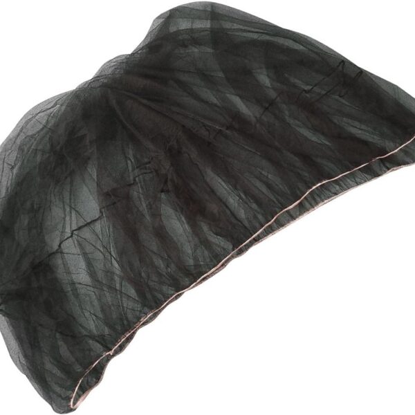 Capa Mosquiteira Elástica para Berço 70x160x70cm Preto, proteção respirável e fácil de limpar para bebê