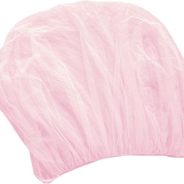 Capa Mosquiteira para Berço com Malha Respirável e Elástica, proteção segura para bebê, 80x160x65cm Rosa