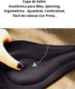 Capa de Selim Anatômica para Bicicleta: mais conforto, ajuste firme e menos dores no pedal. - Imagem 2