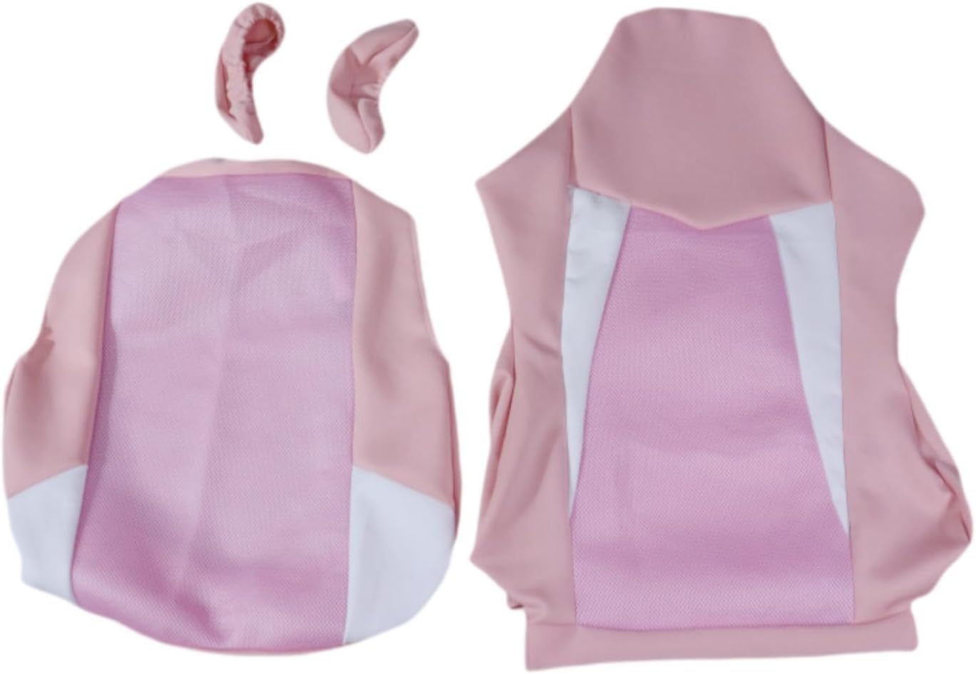 Capa elástica para cadeira gamer: proteção respirável, ajuste firme e Capa elástica para cadeira gamer: proteção respirável, ajuste firme e fácil instalação para cadeira de escritório e reclinável, rosa e branco