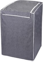 Capa impermeável para máquina de lavar Brastemp, Consul e Electrolux 12kg a 17kg, com zíper, proteção UV e alta resistência.