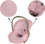 Capa para Bebê Conforto Poá com Protetor de Cinto: conforto, proteção e fácil lavagem para bebê menina e menino. - Imagem 2