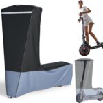 Capa para scooter elétrica 300W-800W: proteção impermeável, resistente ao vento e poeira, ajuste universal e tecido Oxford 600D reforçado