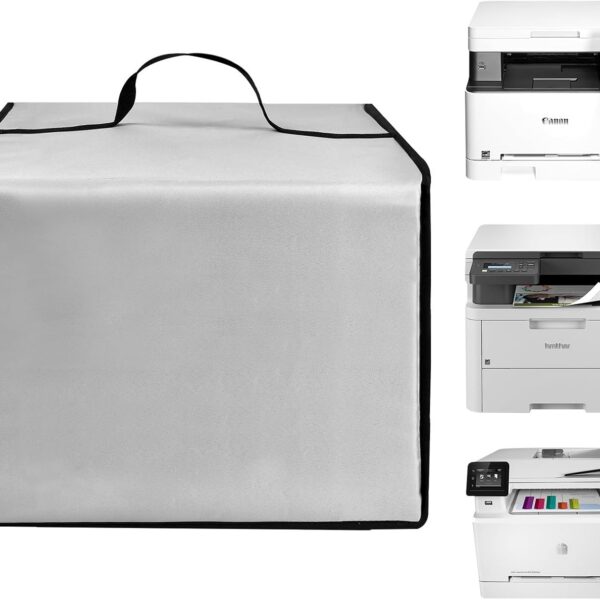 Capa protetora antiestática e à prova d’água para impressoras Canon, Brother e HP, ideal para proteger contra poeira e umidade.