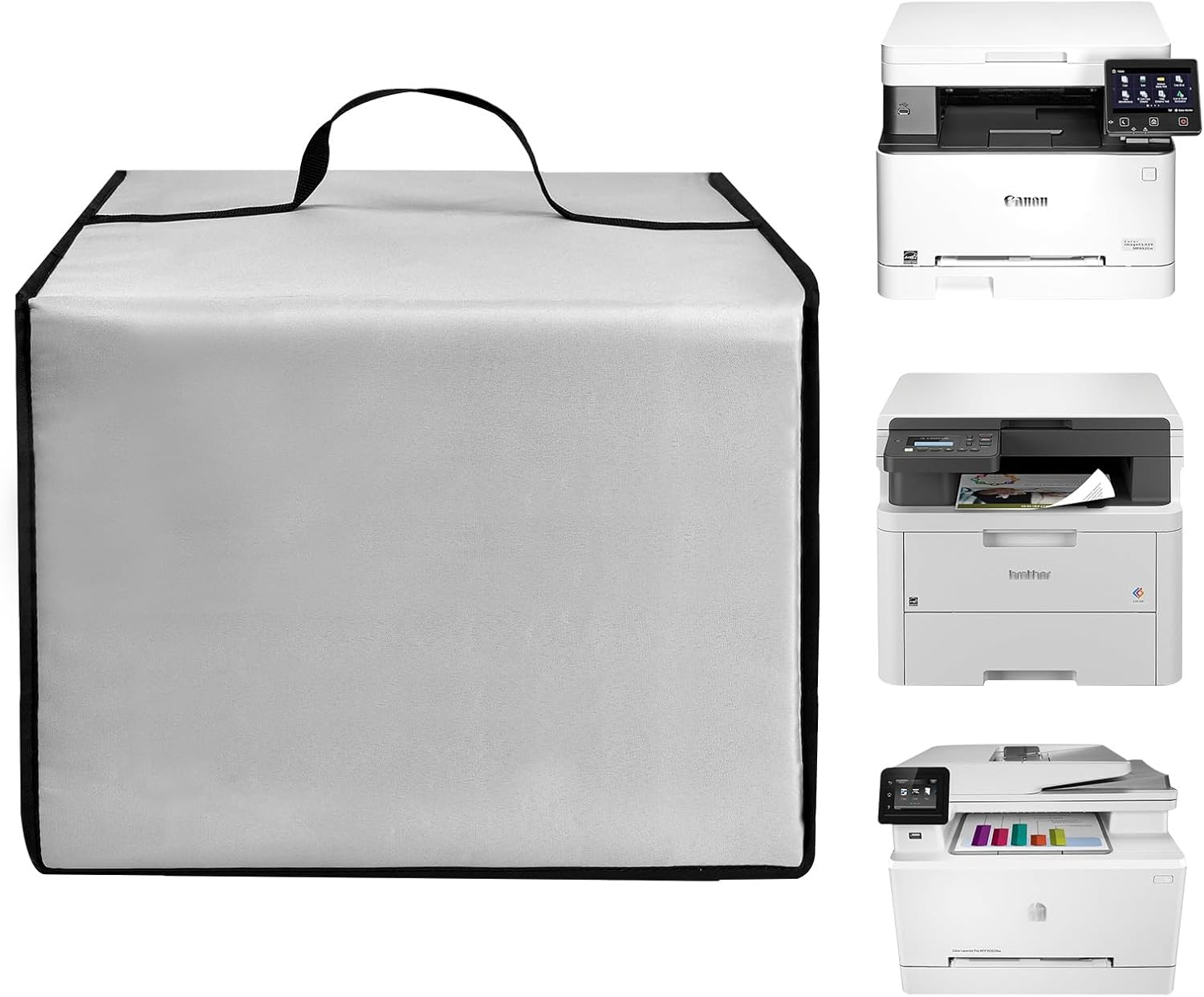 Capa protetora antiestática e à prova d’água para impressoras Canon, Capa protetora antiestática e à prova d’água para impressoras Canon, Brother e HP, ideal para proteger contra poeira e umidade.