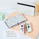 Capa protetora para Switch OLED em silicone floral: proteção total, encaixe perfeito e conforto para Joy-Con. - Imagem 2