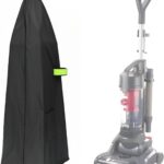 Capa protetora para aspirador vertical 420D PVC: proteção contra poeira e água, com bolsa extra e ajuste universal.