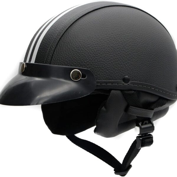 Capacete Coquinho Retrô BR101: proteção premium, conforto e estilo vintage para bike elétrica, scooter, patinete e skate