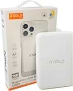 Carregador Portátil Magnético 10.000mAh com carregamento rápido e sem fio para iPhone MagSafe.