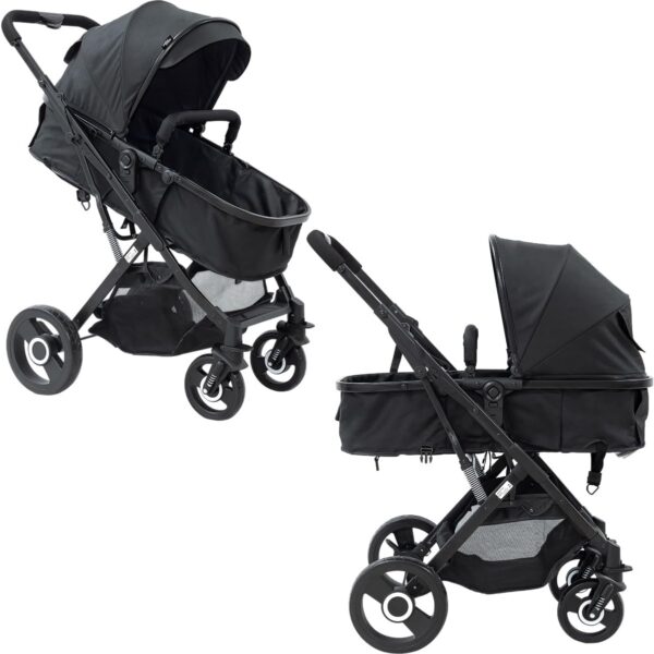 Carrinho Baby Style Magnus 2 em 1: conforto, segurança e praticidade para passeios do recém-nascido aos 3 anos.