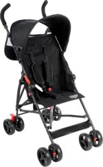 Carrinho De Bebê Passeio Guarda Chuva Styll Baby Preto: leve e prático para passeios com seu bebê
