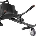 Carrinho Kart para Hoverboard ajustável e seguro, compatível com 6.5 a 10 polegadas, suporta até 115kg e oferece mais estabilidade na diversão.