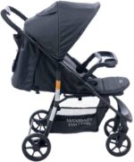 Carrinho Maxi Baby Startravel vira berço, com fechamento fácil, segurança e conforto para bebês de 0 a 3 anos. - Imagem 2