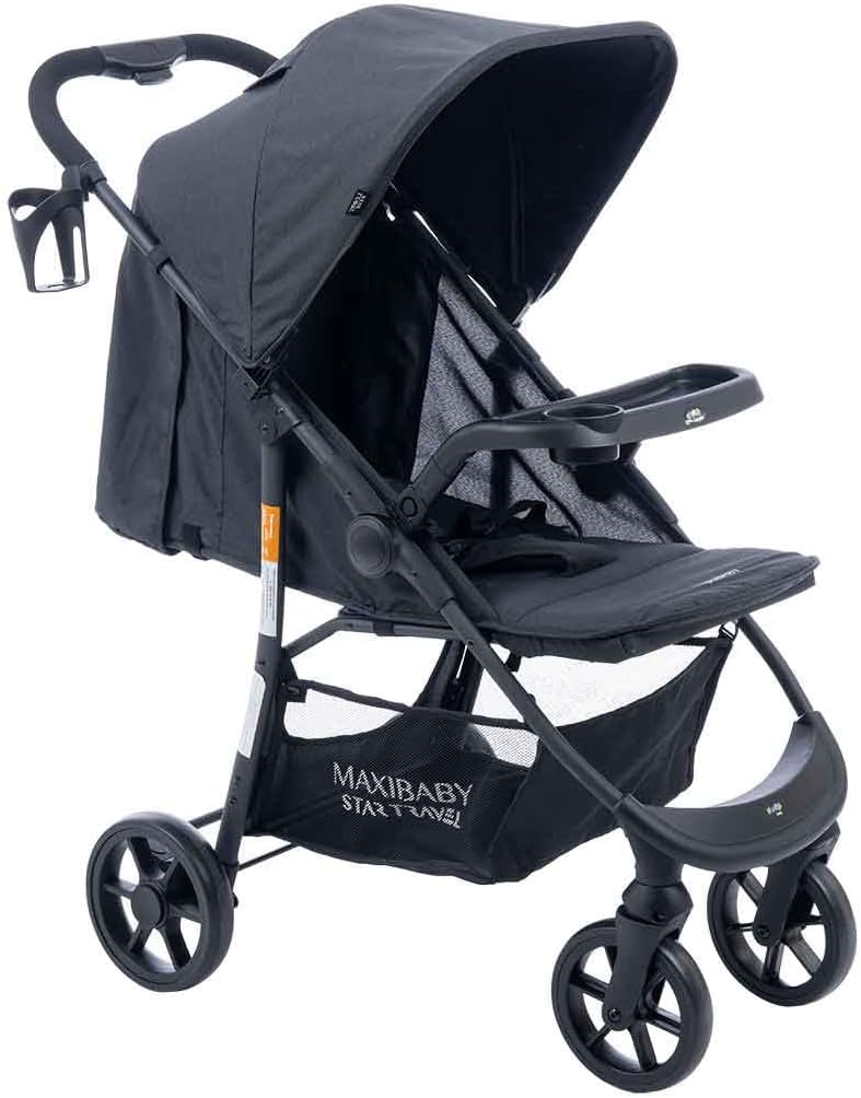 Carrinho Maxi Baby Startravel vira berço, com fechamento fácil, segurança Carrinho Maxi Baby Startravel vira berço, com fechamento fácil, segurança e conforto para bebês de 0 a 3 anos.