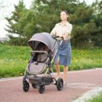Carrinho Moisés Reversível Elysian Maxi Baby cinza, conforto e segurança desde o nascimento até 22kg. - Imagem 2